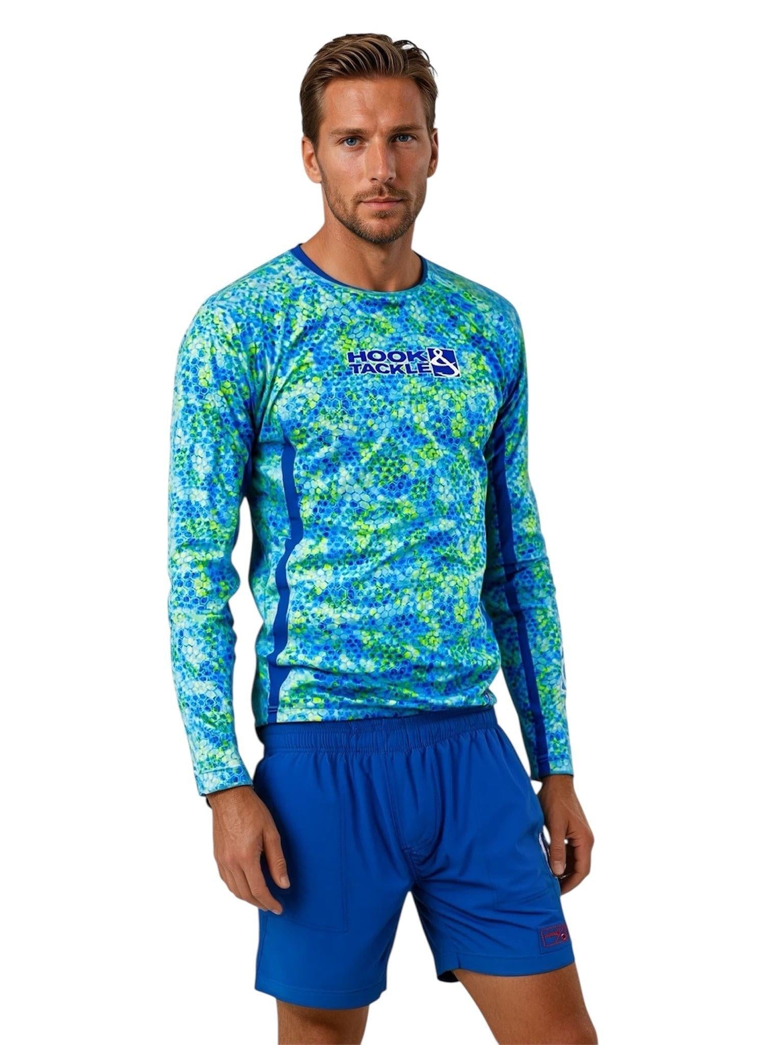 Men's Hexa Dreams L/S UV Fishing Shirt - Keep Casting Fishing & Outdoors