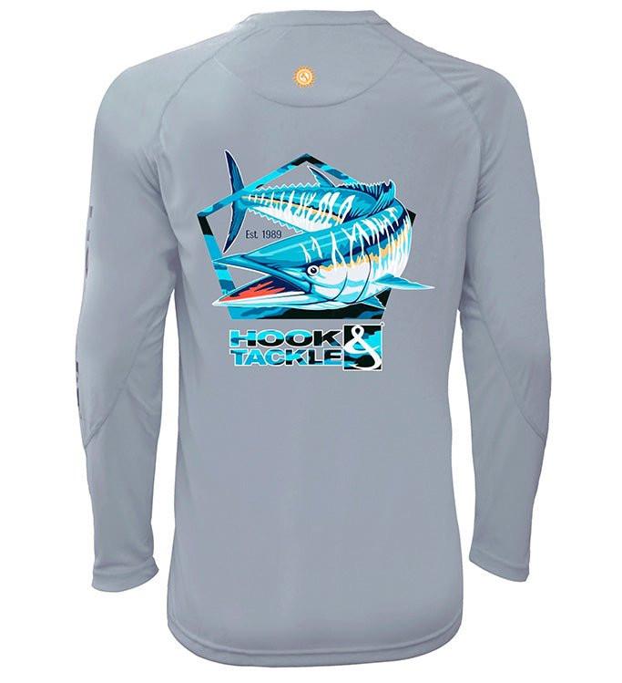 Men's Wahoo Pentagon L/S UV Fishing Shirt - Keep Casting Fishing & Outdoors
