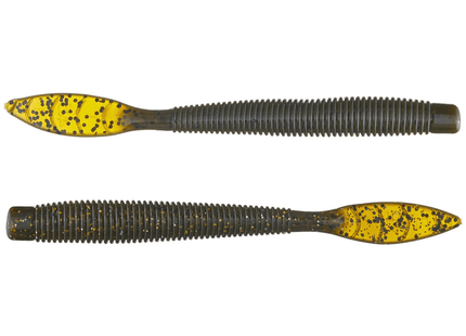Missile Quiver 6.5in 6ct Green Pumpkin Flash - Keep Casting Fishing & Outdoors