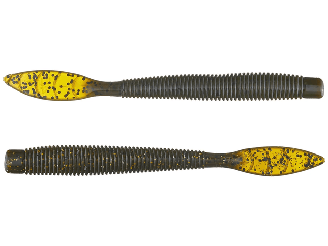 Missile Quiver 6.5in 6ct Green Pumpkin Flash - Keep Casting Fishing & Outdoors