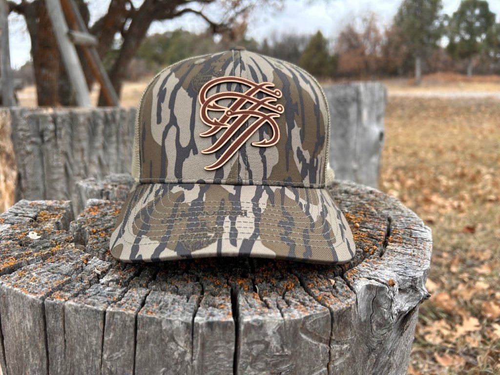 MOSSY OAK BOTTOMLAND-LEATHER PATCH - Keep Casting Fishing & Outdoors