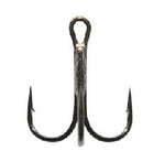 Mustad KVD Elite Round Bend Treble, Forged - Black Nickel 11ct Size 4 - Keep Casting Fishing & Outdoors