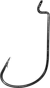 Mustad Mega Bite Worm Hook Black Nickle 5ct Size 3/0 - Keep Casting Fishing & Outdoors