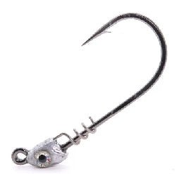 Mustad Spring Lock Jig Head 1/16 3/0 Plain 4ct - Keep Casting Fishing & Outdoors