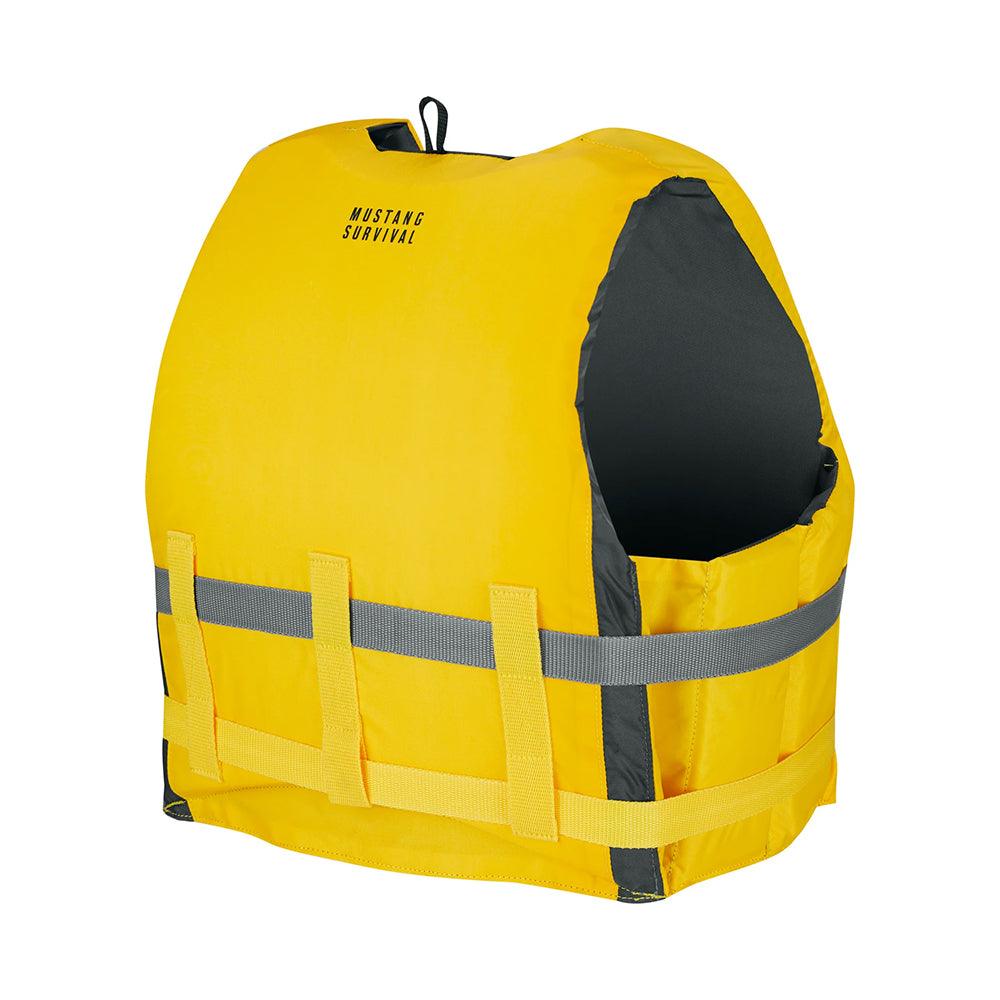 Mustang Livery Foam Vest - XL/XXL - Yellow [MV7010-25-XL/XXL] - Keep Casting Fishing & Outdoors