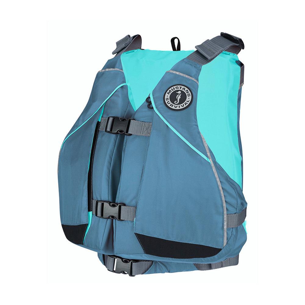 Mustang Women's Moxie Foam Life Vest - XL/XXL - Slate/Aqua [MV807502-853-XL/XXL] - Keep Casting Fishing & Outdoors