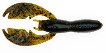 NetBaitBF Baby Paca Craw 3.75in Green Pumpkin Blue 9ct - Keep Casting Fishing & Outdoors