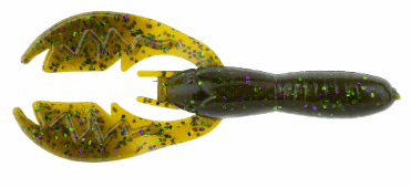 NetBaitBF Baby Paca Craw 3.75in Green Pumpkin Candy 9ct - Keep Casting Fishing & Outdoors
