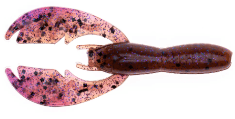 NetBaitBF Baby Paca Craw 3.75in Peanut Butter & Jelly 9ct - Keep Casting Fishing & Outdoors