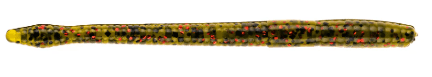 NetBaitBF Finesse Worm 4.75in Wtrmelon/Rd 20ct - Keep Casting Fishing & Outdoors