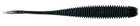 NetBaitBF Flat Sided Shad 4.5in Black 8ct - Keep Casting Fishing & Outdoors