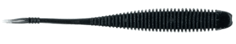 NetBaitBF Flat Sided Shad 4.5in Black 8ct - Keep Casting Fishing & Outdoors