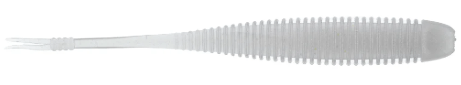 NetBaitBF Flat Sided Shad 4.5in rey Ghost 8ct - Keep Casting Fishing & Outdoors