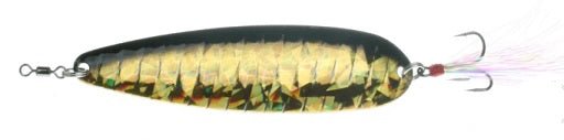 Nichols 4in Lake Fork Flutter Spoon Golden Shiner 3/4oz - Keep Casting Fishing & Outdoors