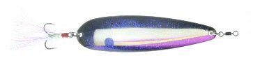 Nichols 5in Lake Fork Flutter Spoon Purple Threadfin 1 - 1/8oz - Keep Casting Fishing & Outdoors