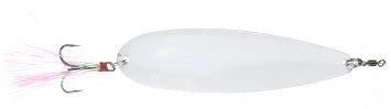 Nichols 5in Lake Fork Flutter Spoon Snow 1 - 1/8oz - Keep Casting Fishing & Outdoors
