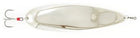 Nichols 8in Ben Parker Magnum Flutter Spoon Silver Chrome 3.5oz - Keep Casting Fishing & Outdoors