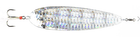 Nichols 8in Ben Parker Magnum Flutter Spoon Silver Shattered Glass 3.5oz - Keep Casting Fishing & Outdoors