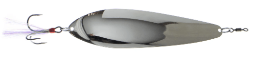 Nichols Bass Mafia Big Larry Spoon Silver Chrome 3/4oz - Keep Casting Fishing & Outdoors