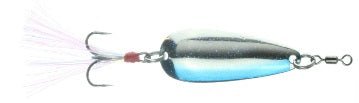 Nichols Mojo Flutter Spoon Blue Shad 1/2oz - Keep Casting Fishing & Outdoors