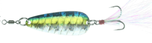Nichols Mojo Flutter Spoon Bombshell Shad 1/2oz - Keep Casting Fishing & Outdoors