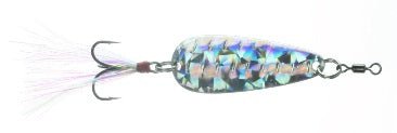 Nichols Mojo Flutter Spoon Shattered Glass Silver 1/2oz - Keep Casting Fishing & Outdoors