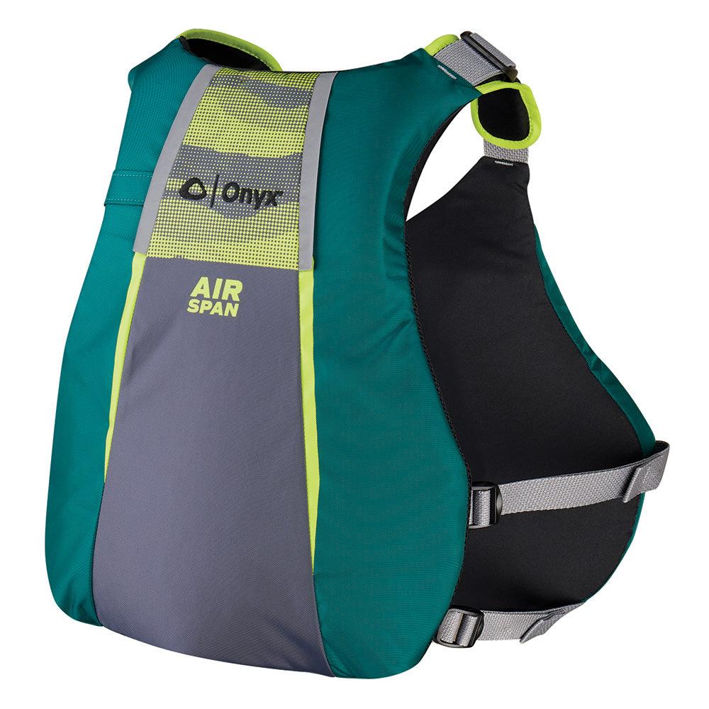 Onyx Airspan Angler Life Jacket - XL/2X - Green - Keep Casting Fishing & Outdoors