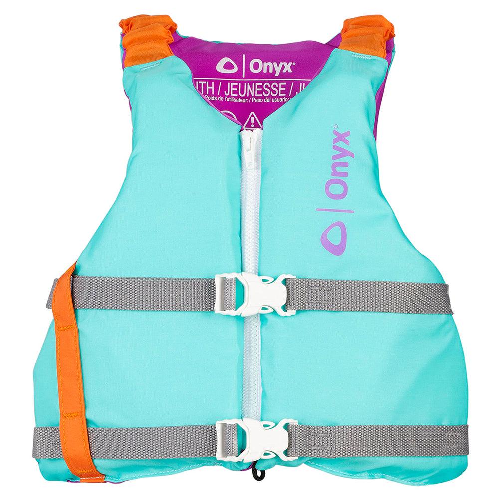 Onyx Youth Universal Paddle Vest - Aqua - Keep Casting Fishing & Outdoors
