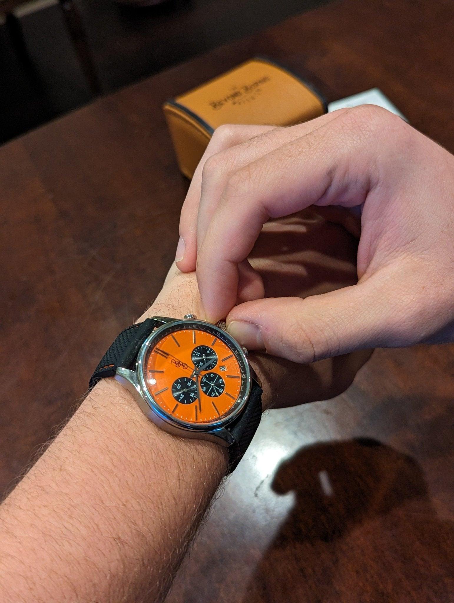 Orange and Black Chronograph - Keep Casting Fishing & Outdoors