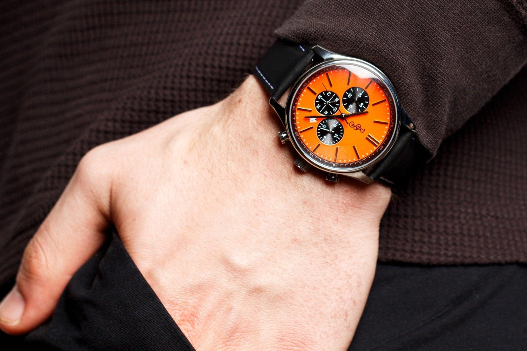 Orange and Black Chronograph - Keep Casting Fishing & Outdoors