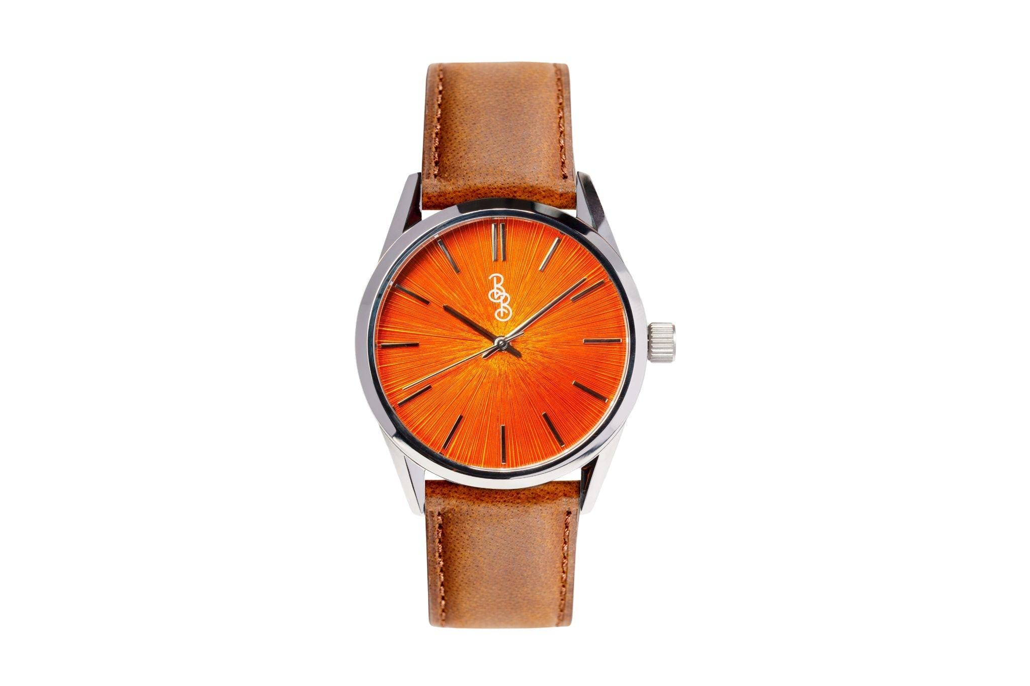 Orange Sunburst Watch - Keep Casting Fishing & Outdoors