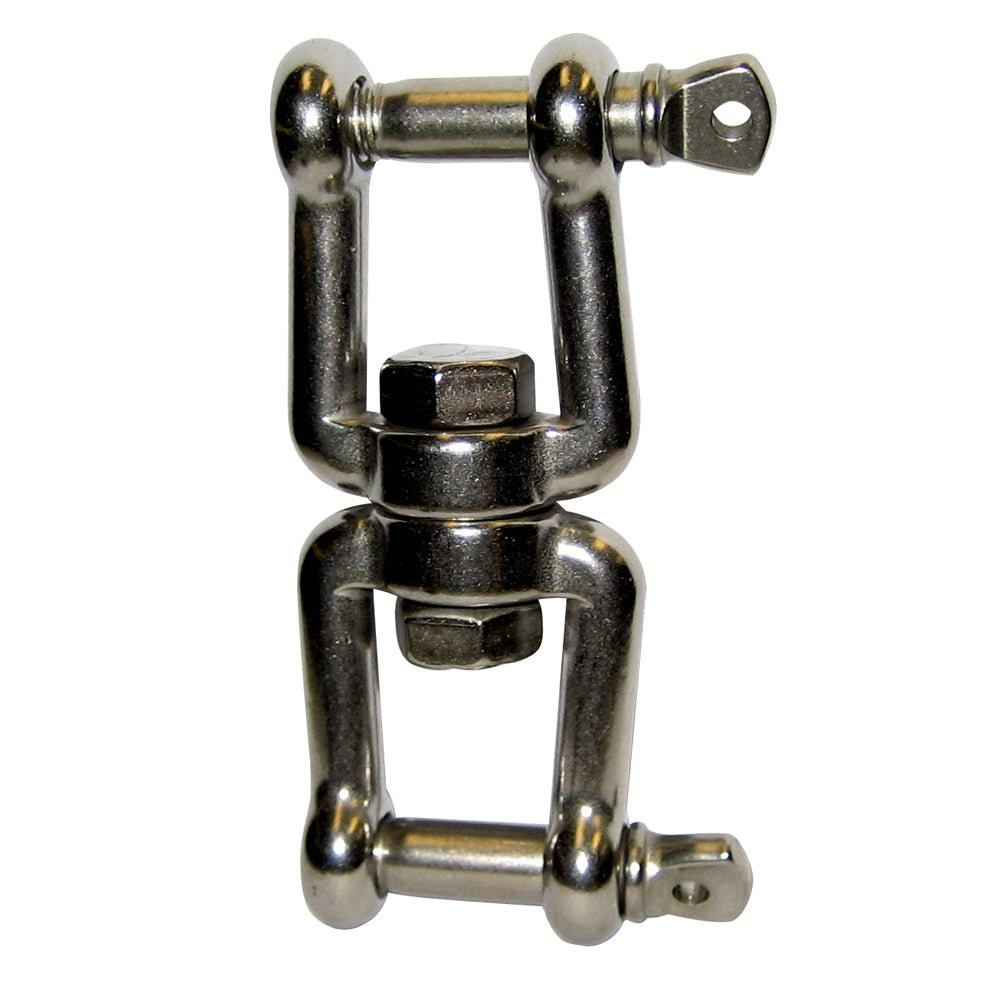 Quick SW10 Anchor Swivel - 10mm Stainless Steel Jaw Jaw Swivel - f/16 - 44lb. Anchors - Keep Casting Fishing & Outdoors