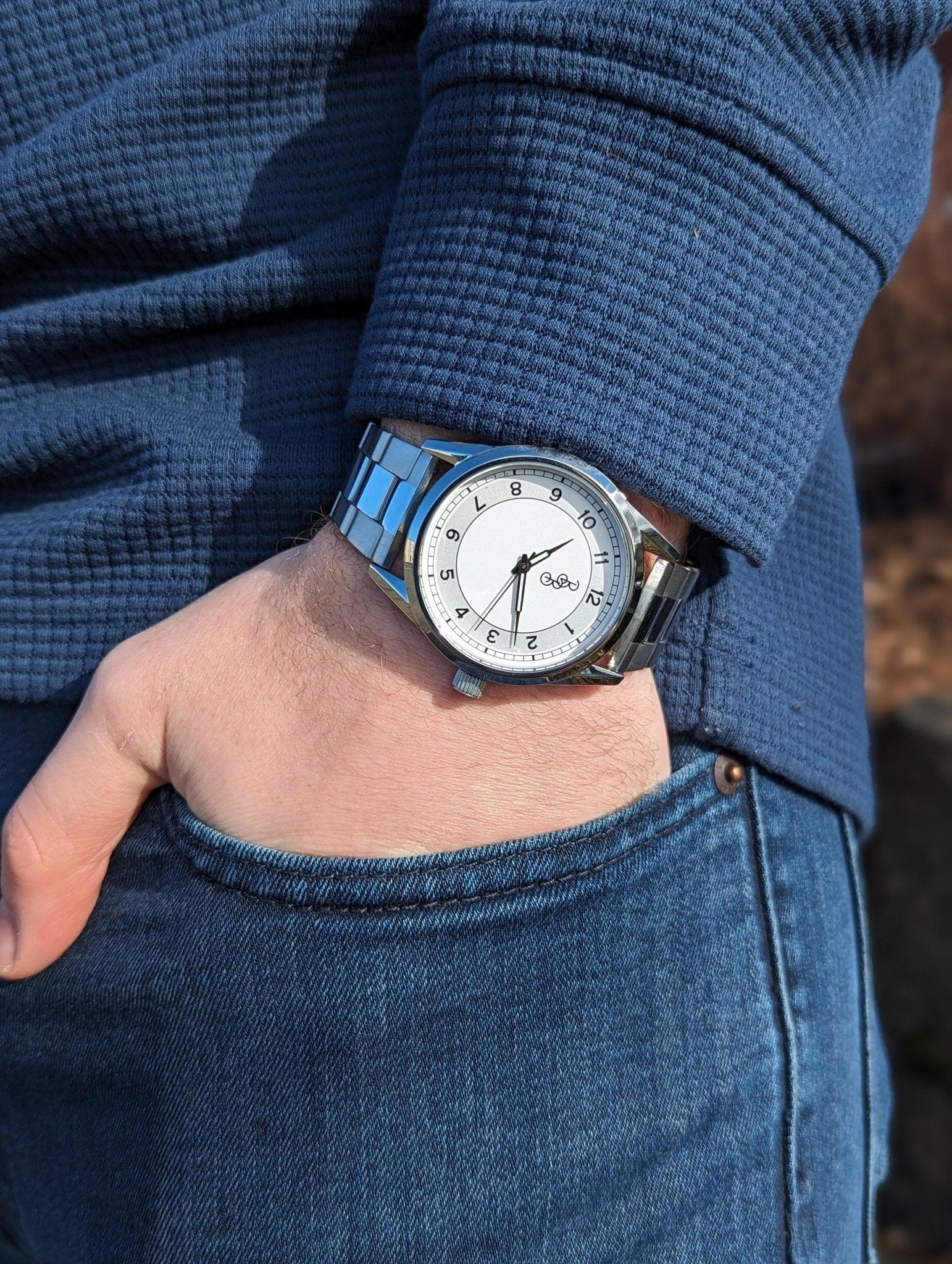 Silver Classic Watch - Keep Casting Fishing & Outdoors