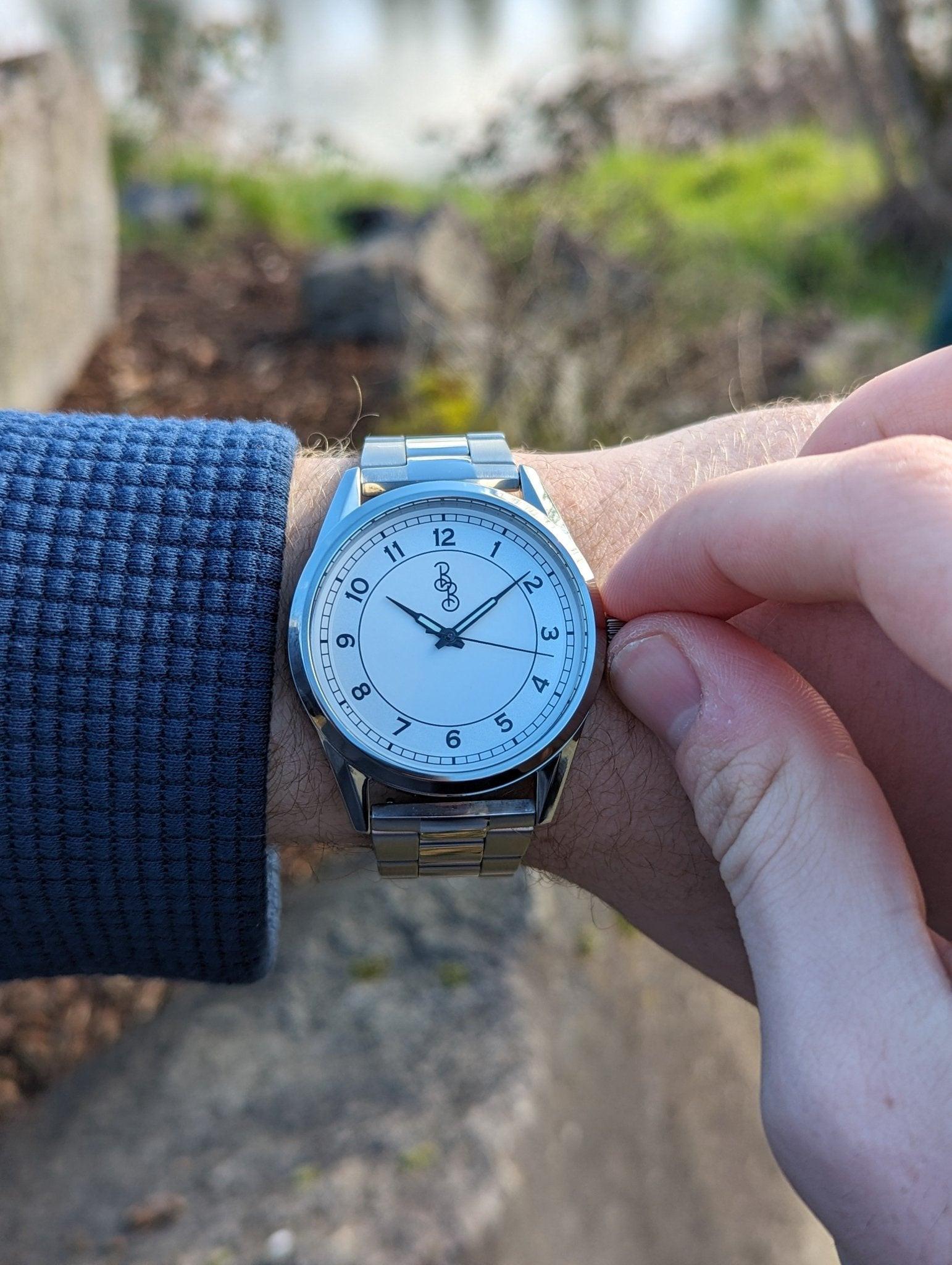 Silver Classic Watch - Keep Casting Fishing & Outdoors