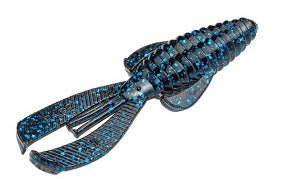 Strike King Baby Rage Bug 3in 9pk Black/Blue - Keep Casting Fishing & Outdoors