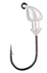 Strike King Baby Squadron Swimbait Head 3/16oz 3ct Pearl - Keep Casting Fishing & Outdoors