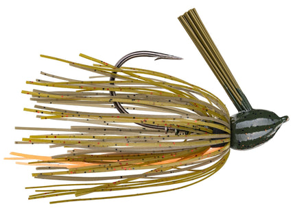 Strike King Hack Attack Fluro Jig 3/4oz Bama Craw - Keep Casting Fishing & Outdoors