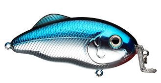 Strike King Hybrid Hunter Jr 1/2oz 3in Chrome Blue Back - Keep Casting Fishing & Outdoors