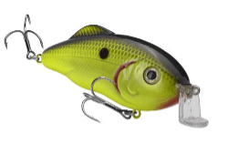 Strike King Hybrid Hunter Jr Shallow 7/16oz 3in Chart Black Back - Keep Casting Fishing & Outdoors