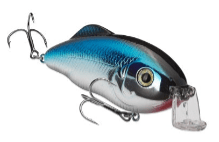 Strike King Hybrid Hunter Jr Shallow 7/16oz 3in Chrome Blue - Keep Casting Fishing & Outdoors
