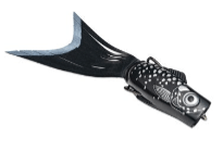 Strike King KVD PipSqueak Popping Perch 5in 1/3oz Black - Keep Casting Fishing & Outdoors