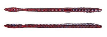 Strike King KVD Worm 6.5in 12ct Blue Fleck - Keep Casting Fishing & Outdoors
