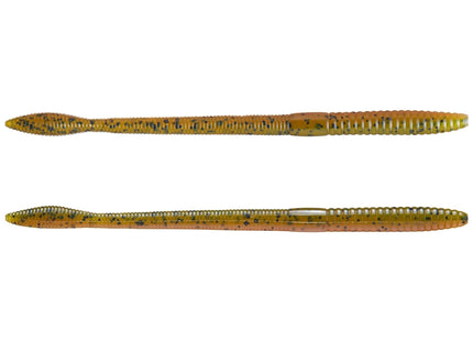 Strike King KVD Worm 6.5in 12ct Dirt - Keep Casting Fishing & Outdoors