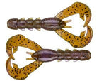 Strike King Rage Baby Craw 3in 9pk Green Pumpkin Purple Swirl - Keep Casting Fishing & Outdoors