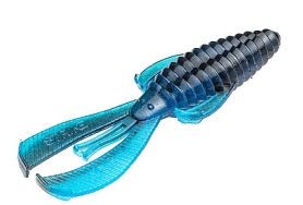 Strike King Rage Bug 4in 7pk Black Blue Swirl - Keep Casting Fishing & Outdoors