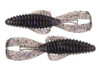 Strike King Rage Bug 4in 7pk Smoke Purple Black Flake - Keep Casting Fishing & Outdoors