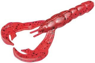 Strike King Rage Craw 4in 7ct Delta Red - Keep Casting Fishing & Outdoors