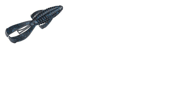 Strike King Rage Midsize Bug 3.38in Black Blue Flake - Keep Casting Fishing & Outdoors