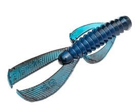Strike King Rage Ned Bug 2.5in 9ct Black Blue Swirl - Keep Casting Fishing & Outdoors