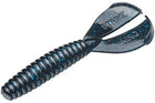 Strike King Rage Twin Tail Menace Grub 4in 8ct Black Blue Flake - Keep Casting Fishing & Outdoors